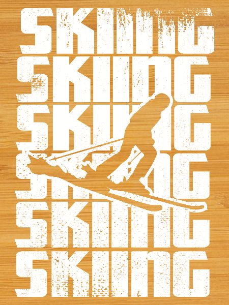 Drôle de skieur