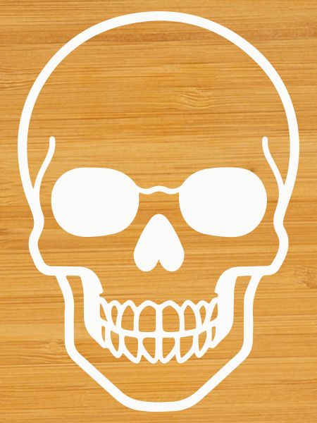 Minimalist skull design