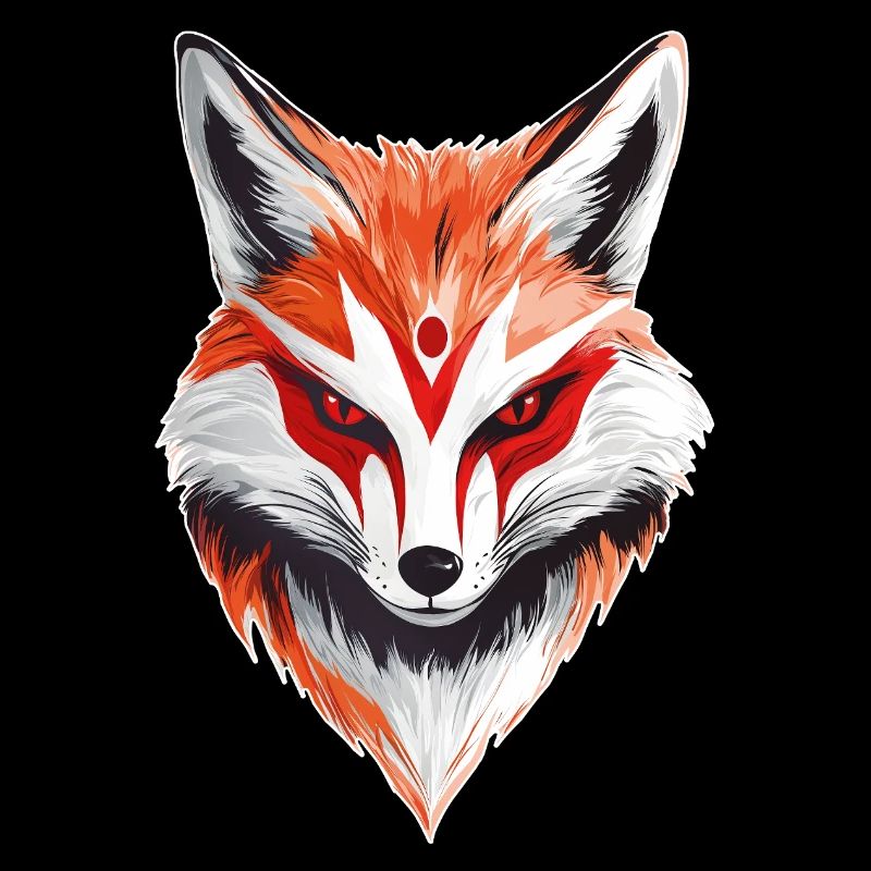 Fox Japanese Mask