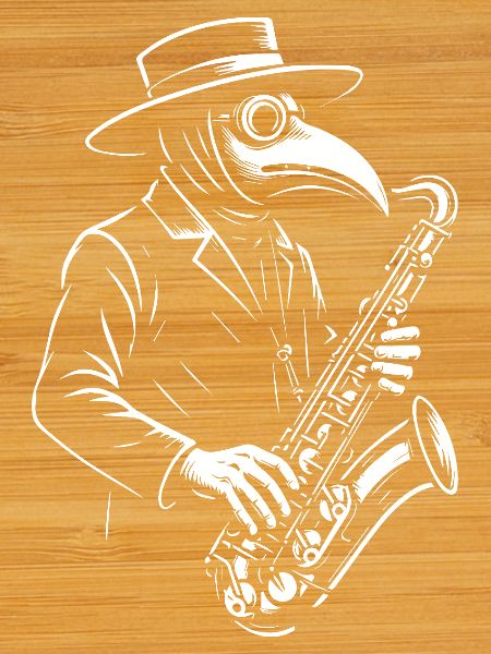 Jazz Plague Doctor Sax