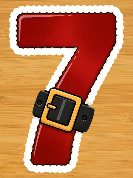 Red Seven with Belt