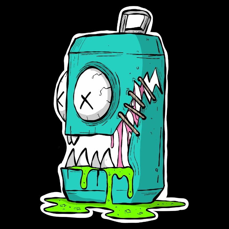 Monster Box Cartoon Comic