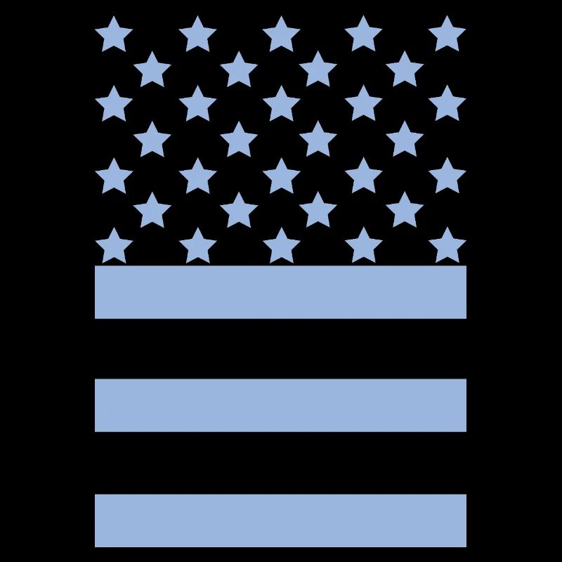Drapeau bleu clair – Design Stars & Stripes