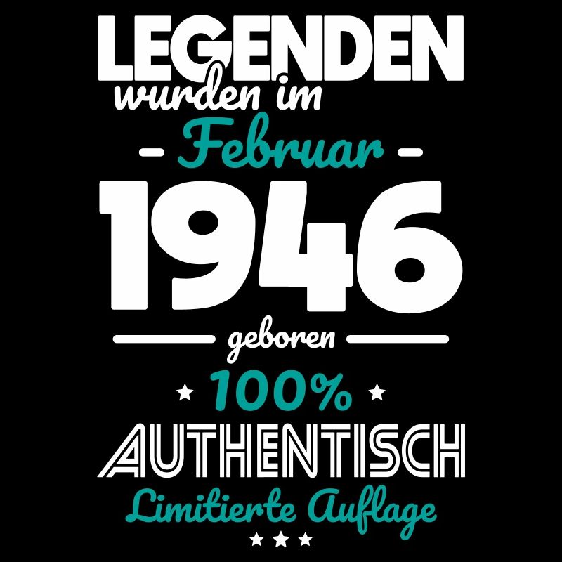 80. Geburtstag - Legenden wurden im Februar 1946