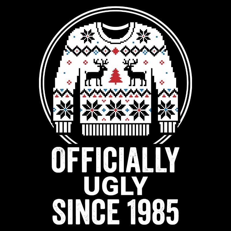 Offiziell Ugly 1985 Weihnachtspullover