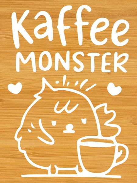 Coffee Monster Illustration