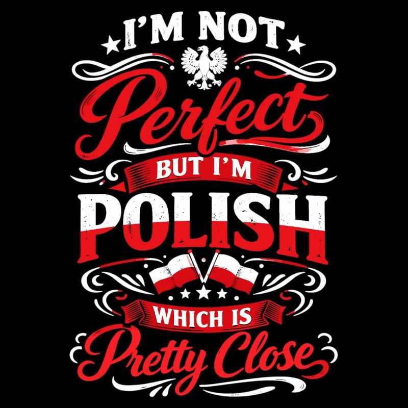 Polish Pride: Vintage Eagle & Funny Saying