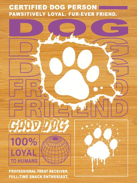 Certified Dog Person Graphic Design