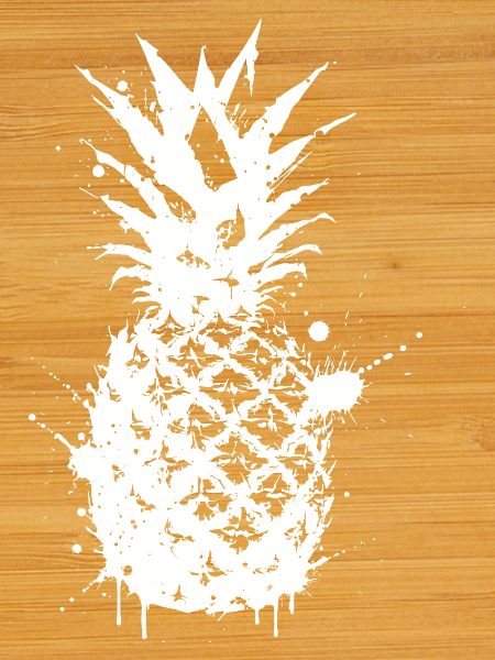 Ananasspritzer Graphic White