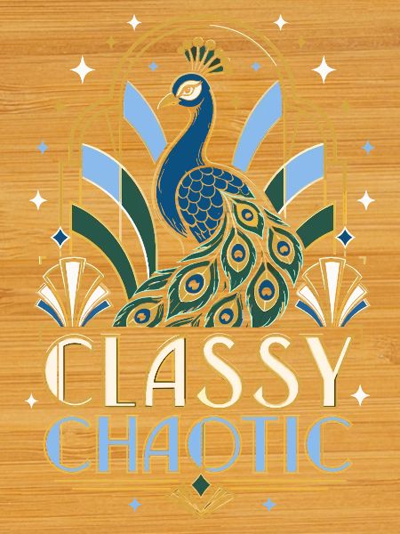 Classy Chaotic Pfau Art Deco