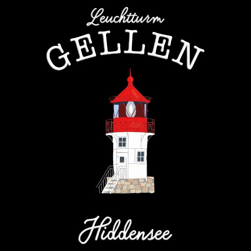 Hiddensee, kleiner Leuchtturm Gellen, Ostsee