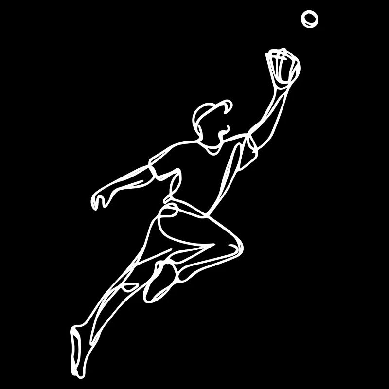 Baseball player drawing