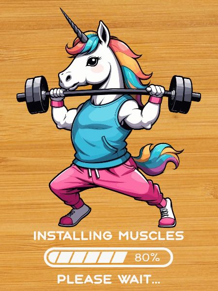 Bodybuilder Unicorn