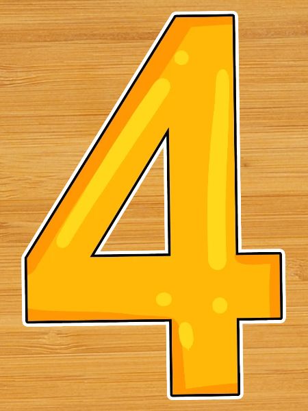 4 jaune