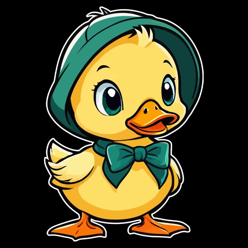 Petit canard mignon, bébé canard