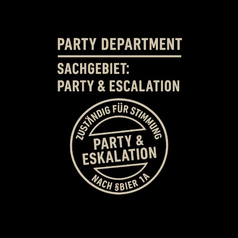 Party & Escalation Conception de sérigraphie