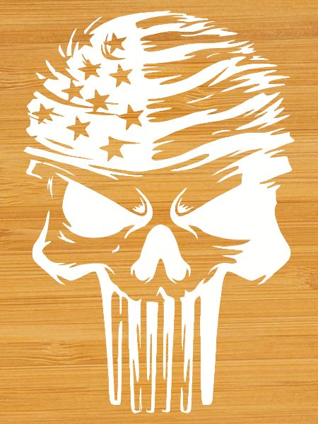 Star-Spangled Skull Graphic Design