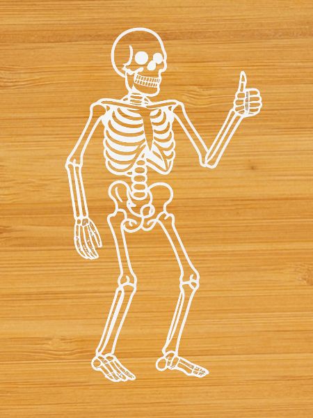 Strahlender Skeleton Tanzer
