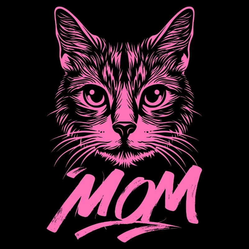 Chat Maman Chat Rose Chaton Chat Maman