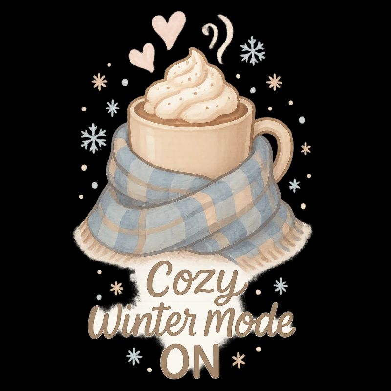 Mode d’hiver douillette – Cozy Winter Cocoa Design