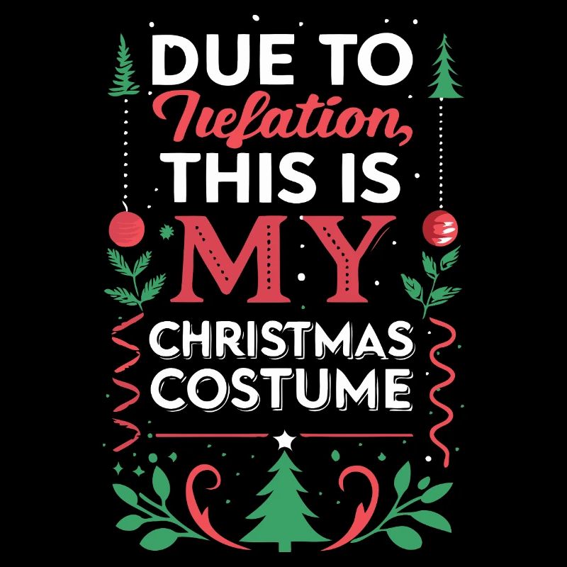 Inflation-Weihnachtskostüm