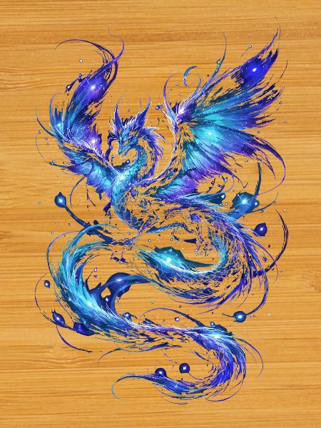 Dragon Bleu de Feu