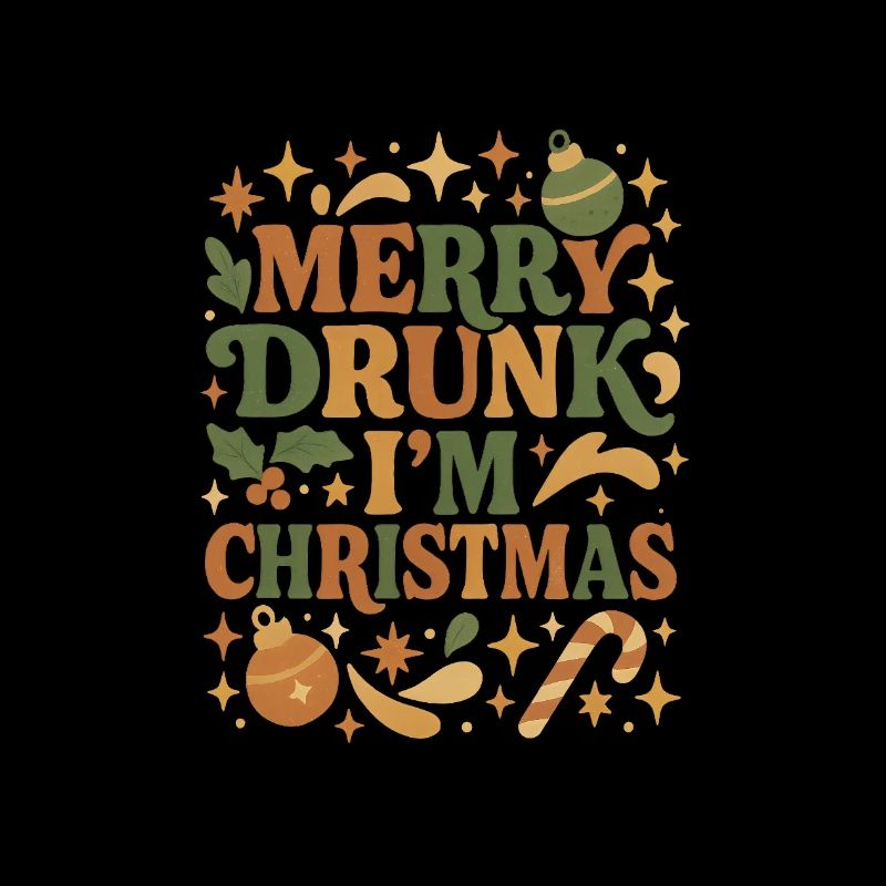 Joyeux Noël ivre à Noël Pull moche