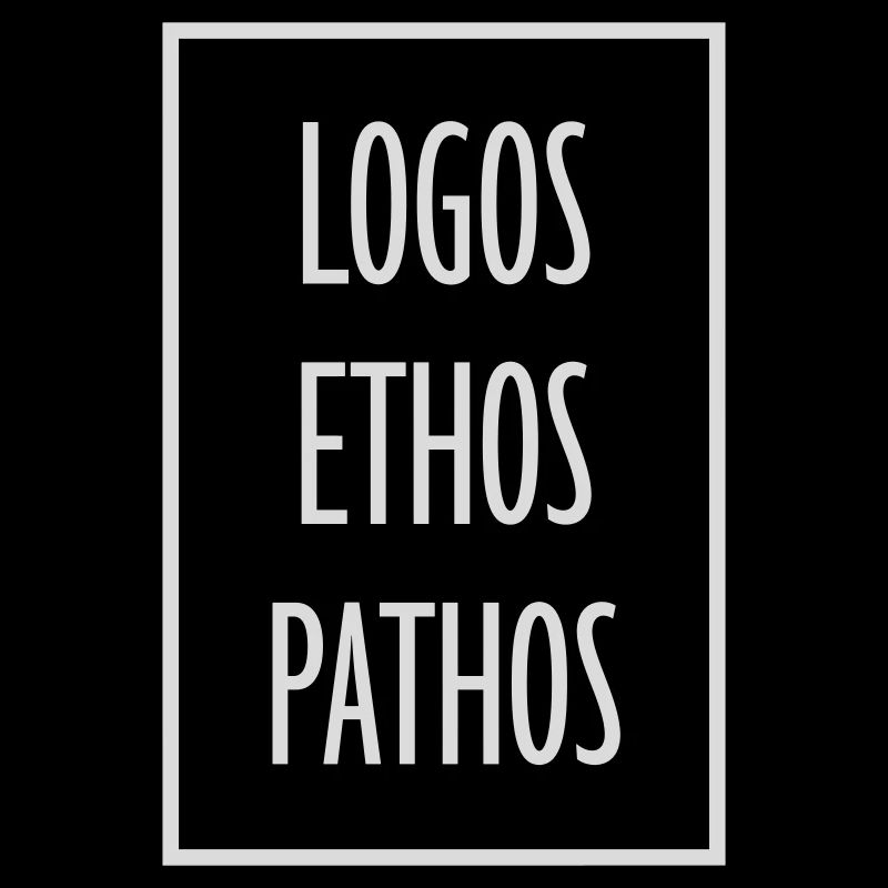 Logos Ethos Pathos Rhetorik Philosophie Student