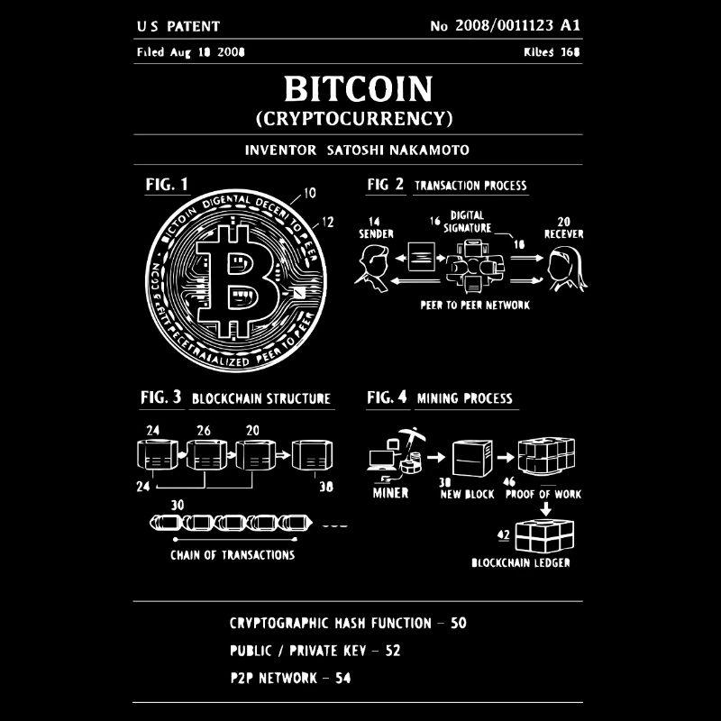 Bitcoin-Schema: Krypto-Flussdiagramm