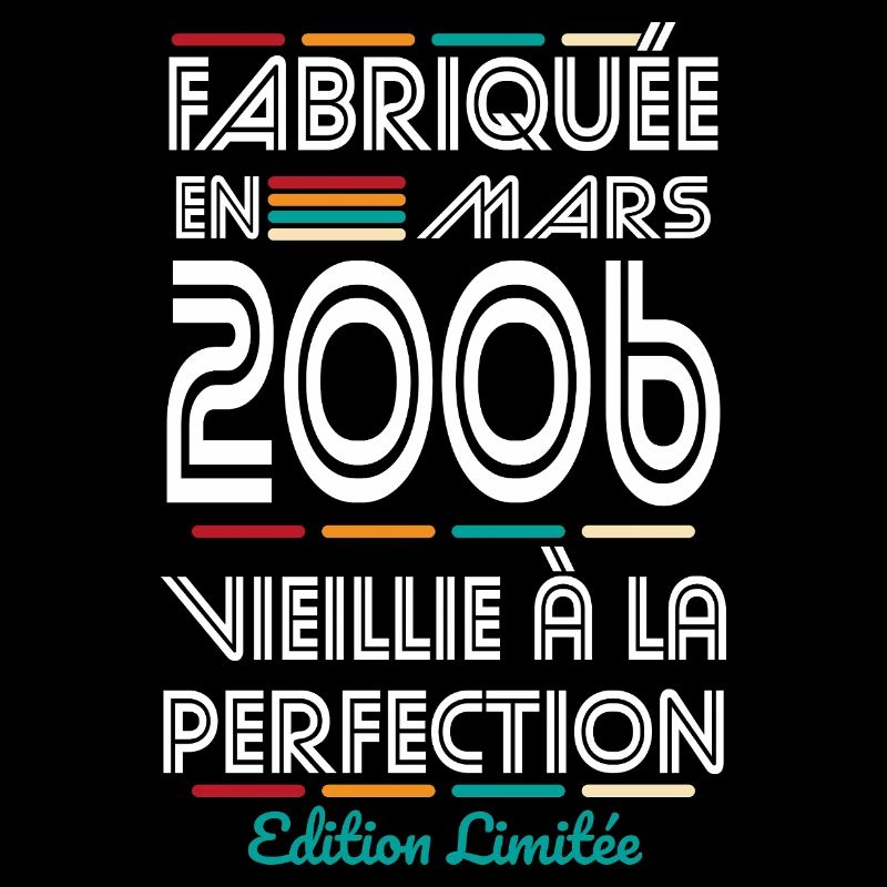 Anniversaire 20 ans - Fabriquée en Mars 2006