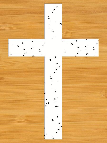 Jesus Cross White