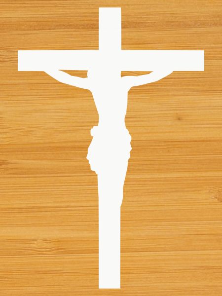 Cross silhouette Jesus