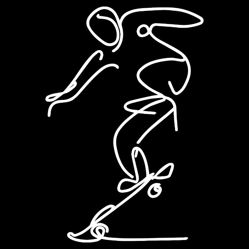 Skateboarder Drawing