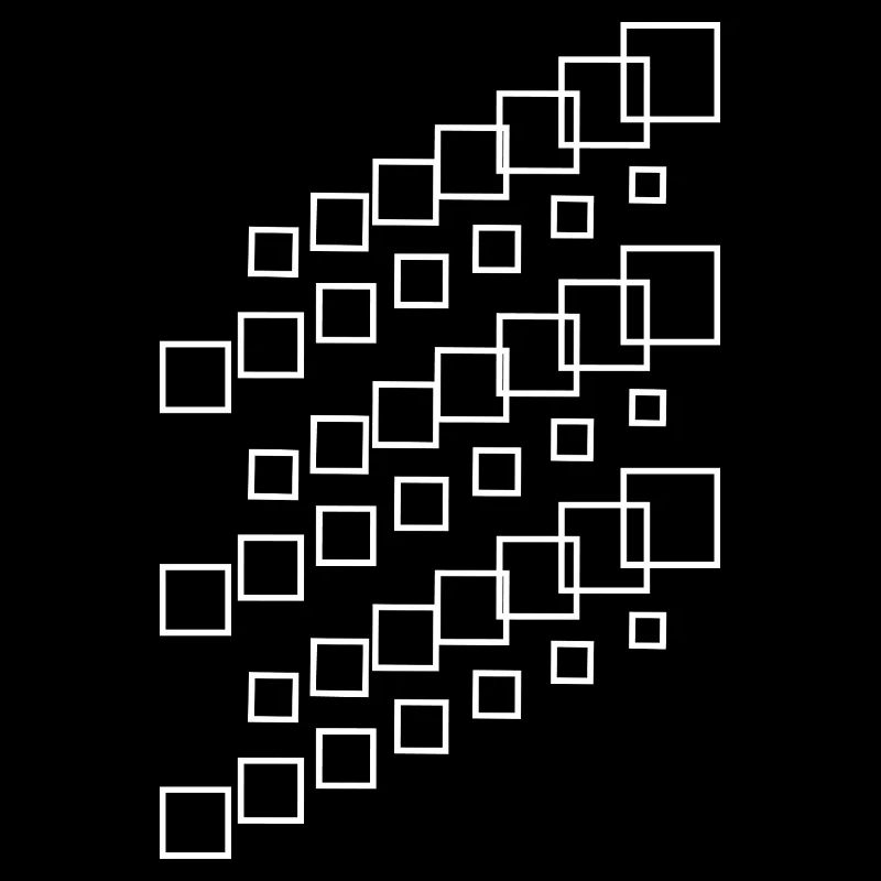Geometric Square Cascade