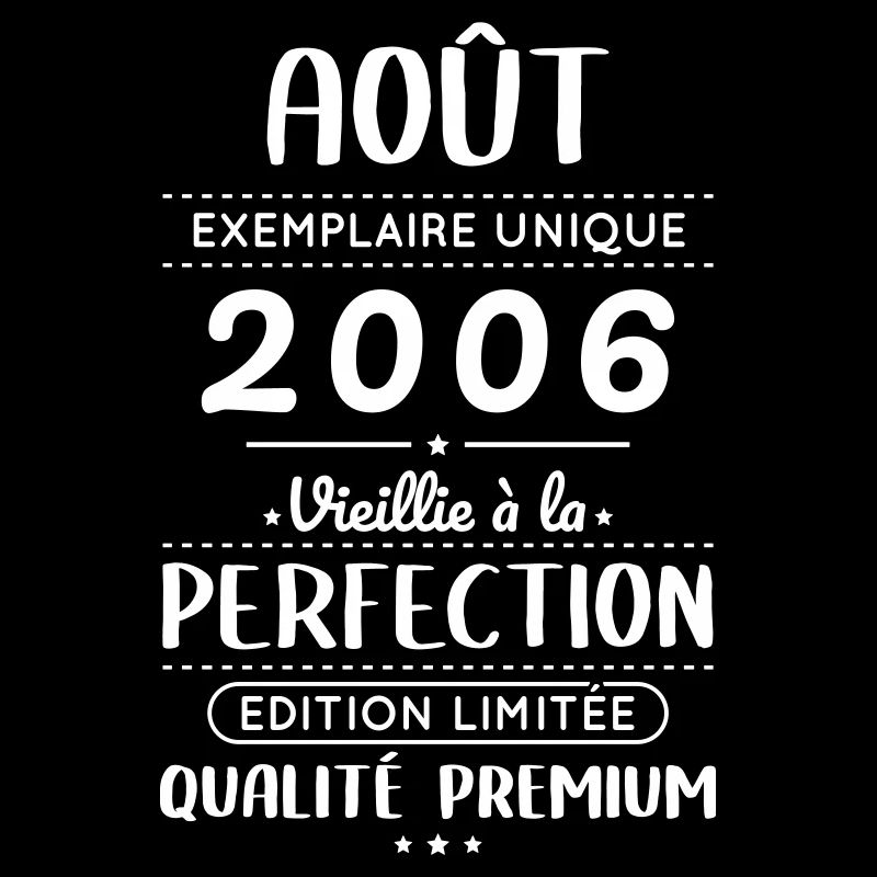 Anniversaire 20 ans - Août 2006 Perfection