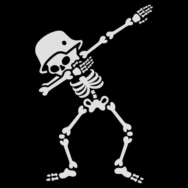 Dab dabbing biker