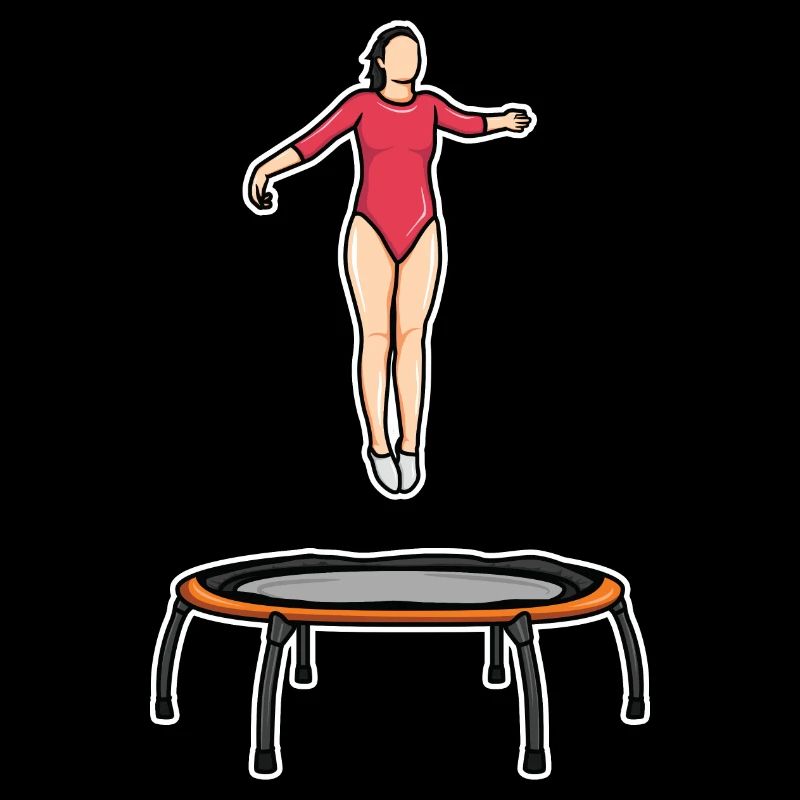 Trampolin Mädel