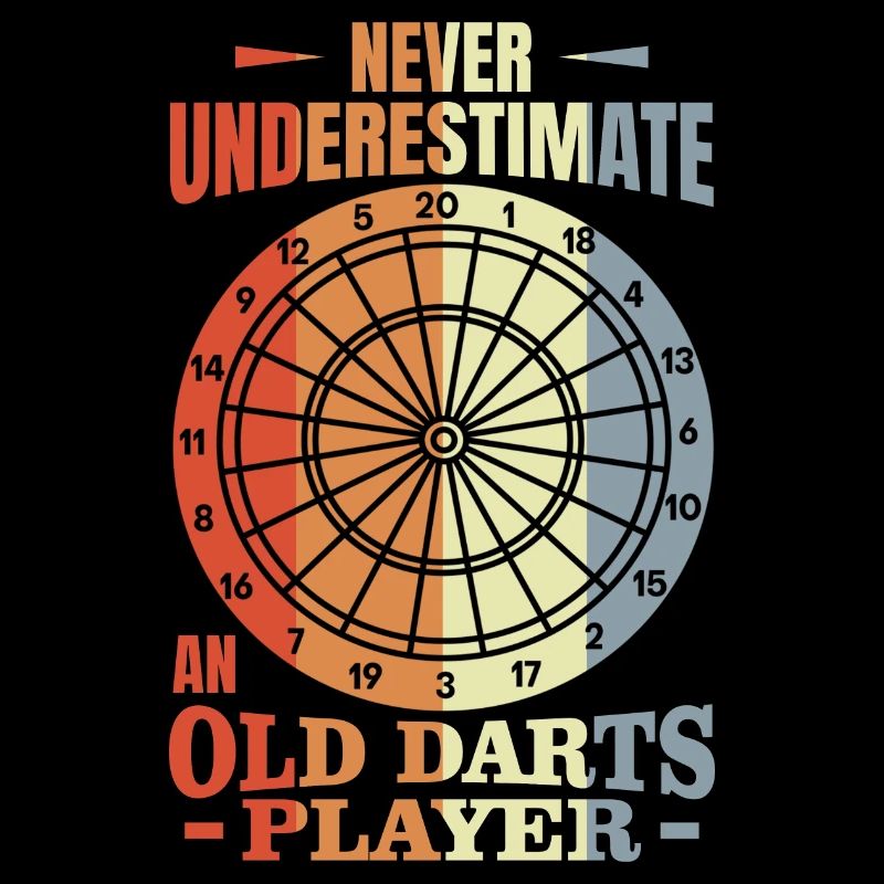 Darts player Grandpa