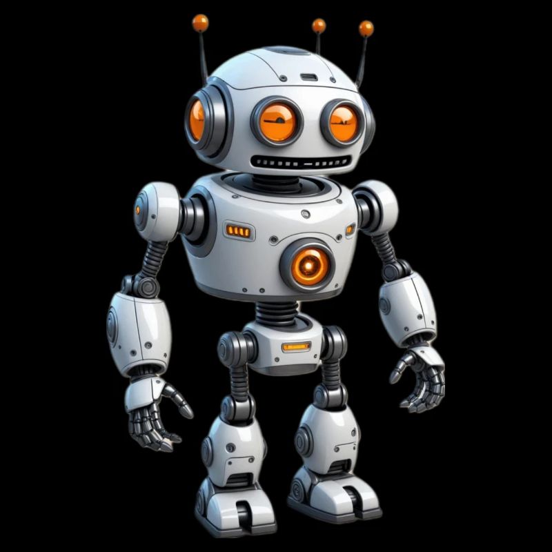 Robot de dessin animé
