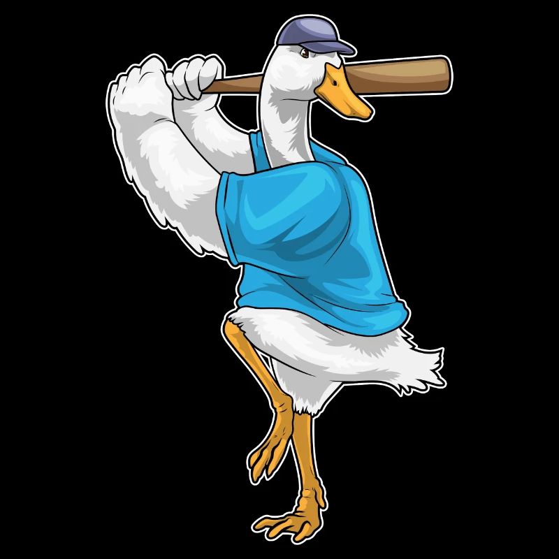 Duck Baseball Baseball Bat