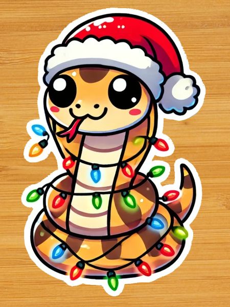 Christmas Snake Wrap