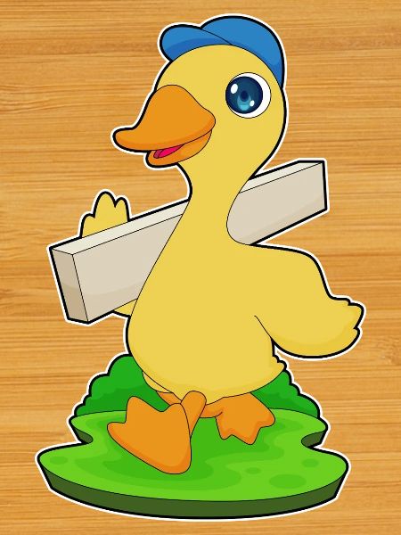 Duck Carpenter Wood Crafts
