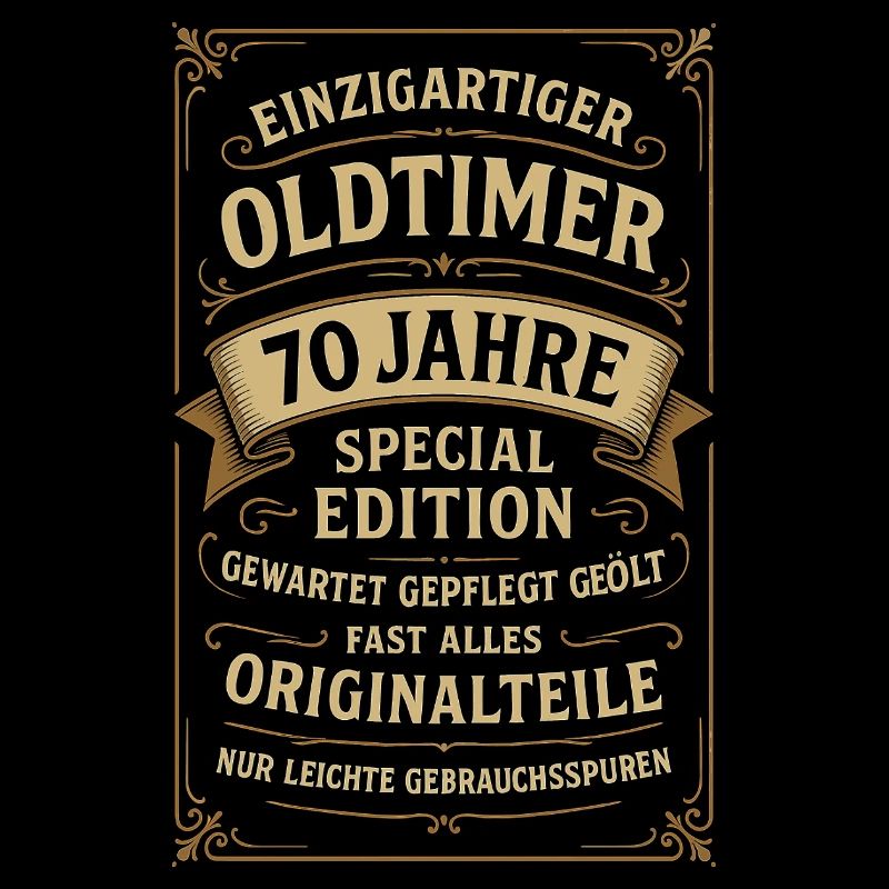 70. Geburtstag 70er 70ter 70 Jahre Oldtimer