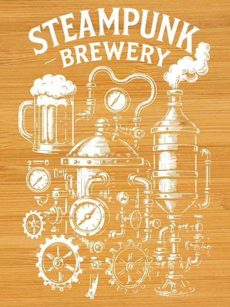 Steampunk Brauerei Geschenk