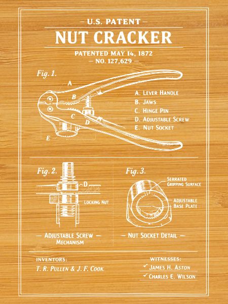 Patent Nutcracker Blueprint