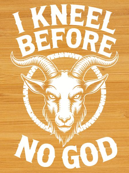 No God Goat Emblem