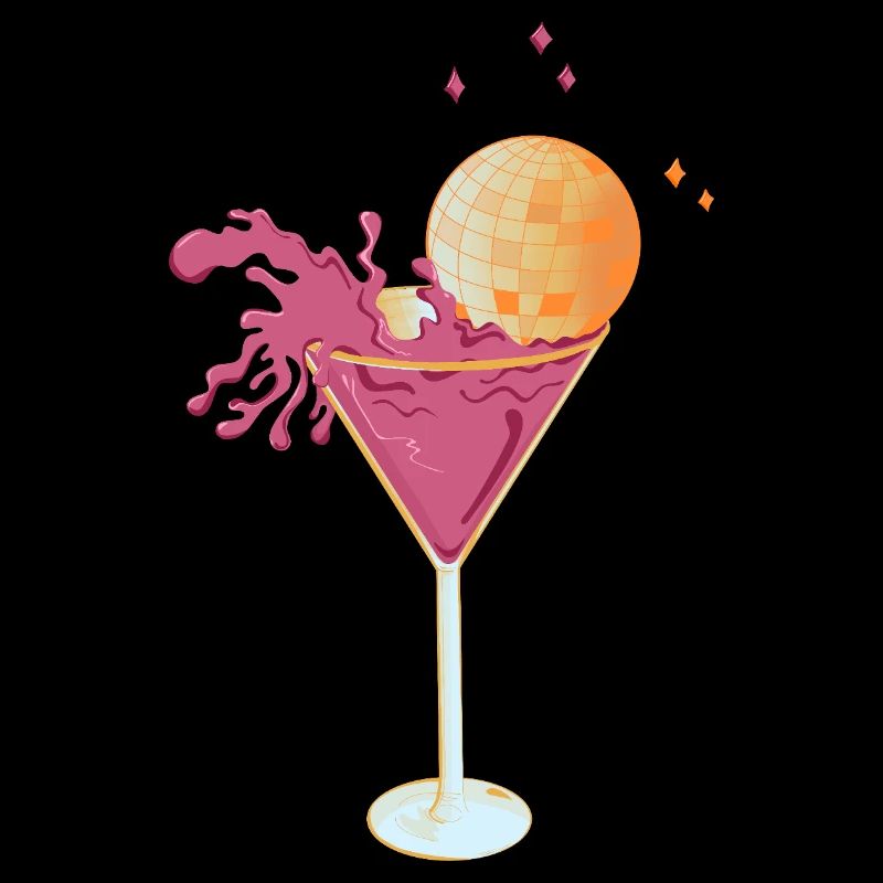 Cocktail disco – Martini rose avec Squirting Di