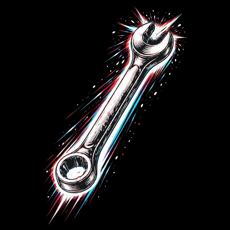 Conception du mécanicien des outils à clé à molette