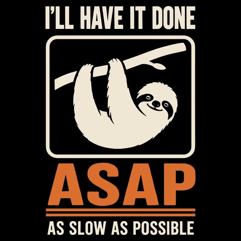 ASAP Slow Sloth Motif