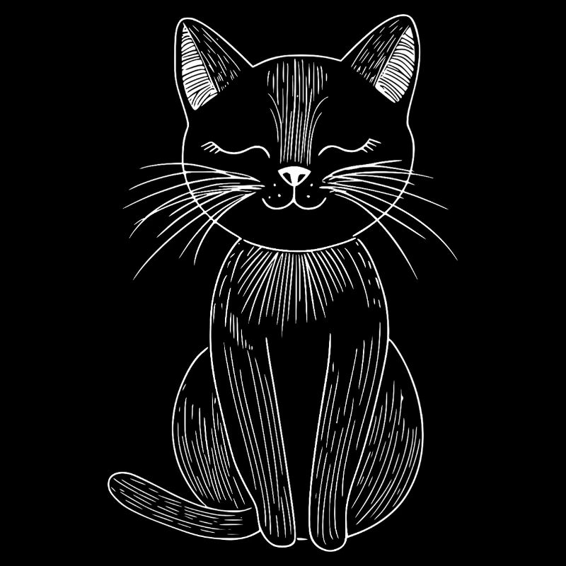 Katze Skizze 